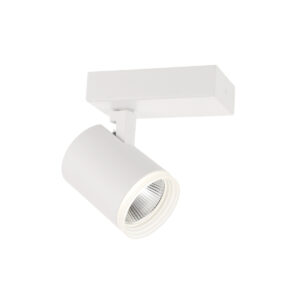 Spotlight Lux Helvia – focused LED spotlight in white and aluminum