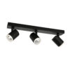 Spotlight Lux Helvia – focused LED spotlight in black and aluminum
