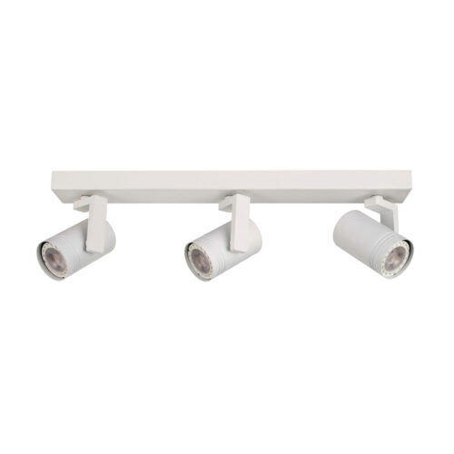 Spotlight Lux Spiela – focused LED spotlight in white and steel