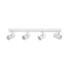 Spotlight Lux Spiela – focused LED spotlight in white and steel