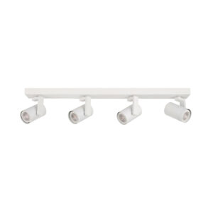 Spotlight Lux Spiela – focused LED spotlight in white and steel