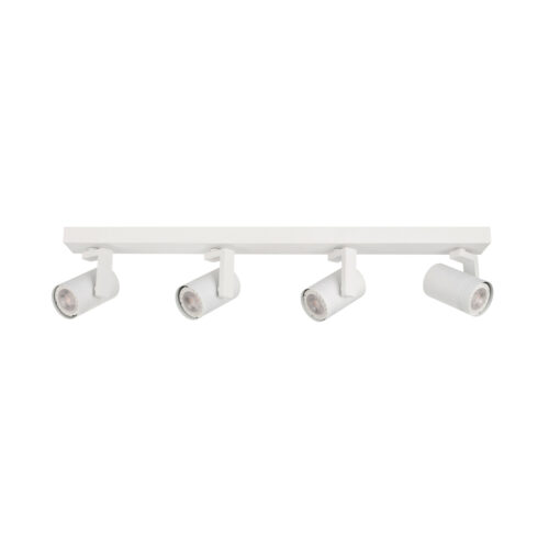 Spotlight Lux Spiela – focused LED spotlight in white and steel
