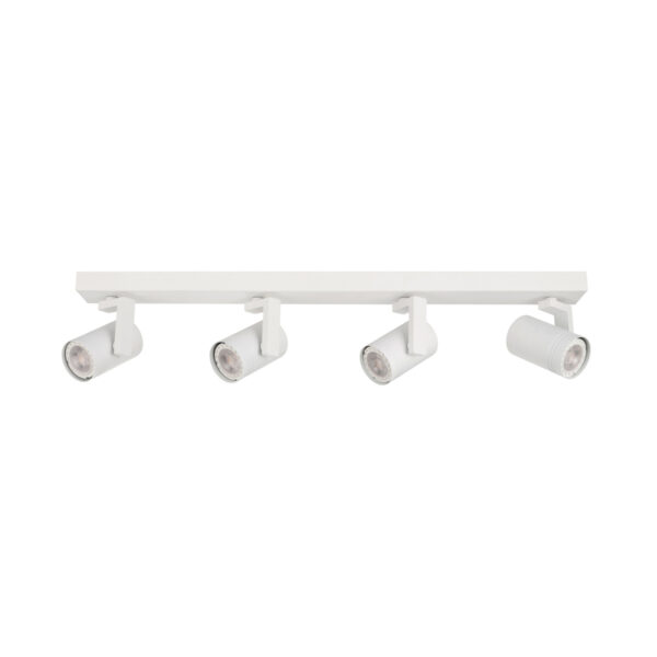 Spotlight Lux Spiela – focused LED spotlight in white and steel