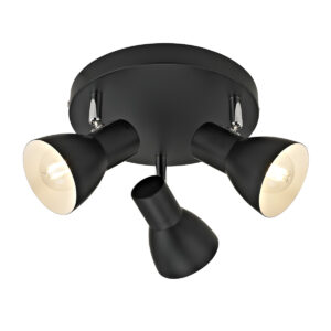 Spotlight Lux Riado – focused LED spotlight in black and metal