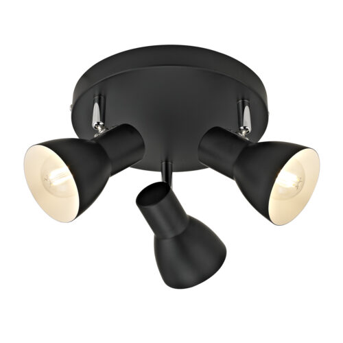 Spotlight Lux Riado – focused LED spotlight in black and metal