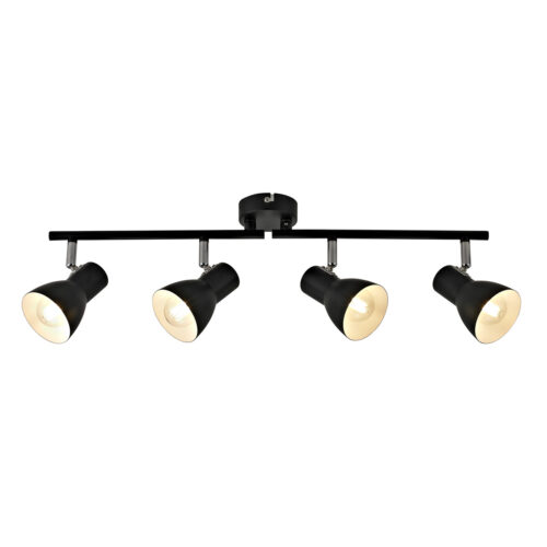 Spotlight Lux Riado – focused LED spotlight in black and metal