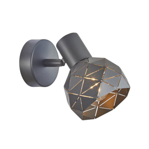 Spotlight Lux Harley – focused LED spotlight in grey