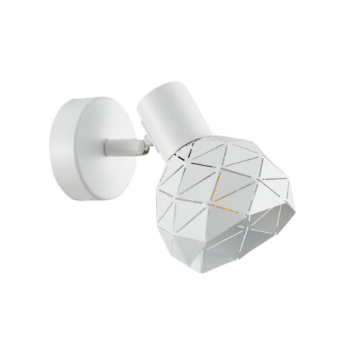 Spotlight Lux Harley – focused LED spotlight in white and steel