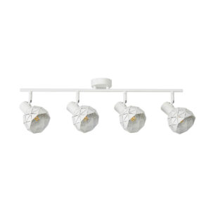 Spotlight Lux Harley – focused LED spotlight in white and steel