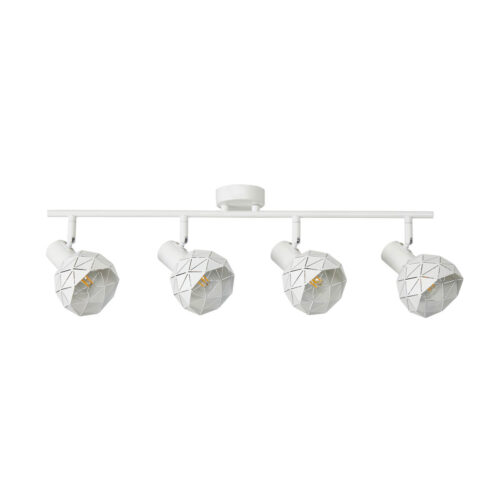 Spotlight Lux Harley – focused LED spotlight in white and steel