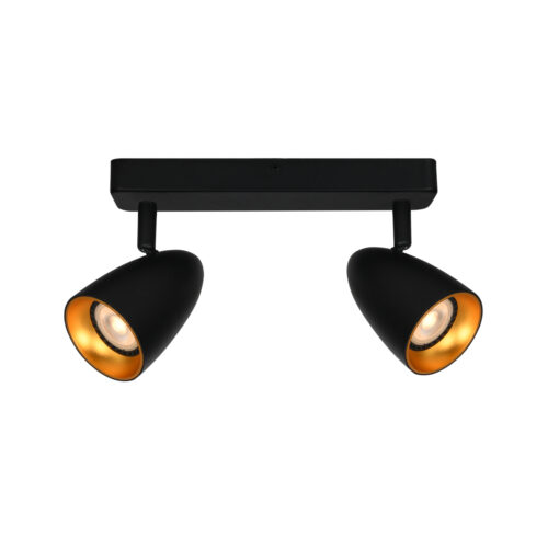 Spotlight Lux Tino – focused LED spotlight in black
