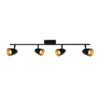 Spotlight Lux Tino – focused LED spotlight in black