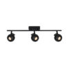 Spotlight Lux Lafin – focused LED spotlight in sandblasted black and steel