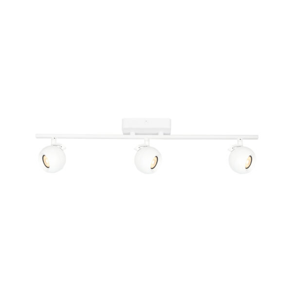 Spotlight Lux Lafin – focused LED spotlight in sandy white and aluminum