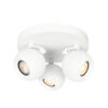 Spotlight Lux Lafin – focused LED spotlight in sandy white and steel