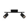 Spotlight Lux Tris 10w – focused LED spotlight in sandblasted black and steel