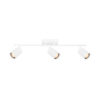 Spotlight Lux Tris – focused LED spotlight in sandy white and steel