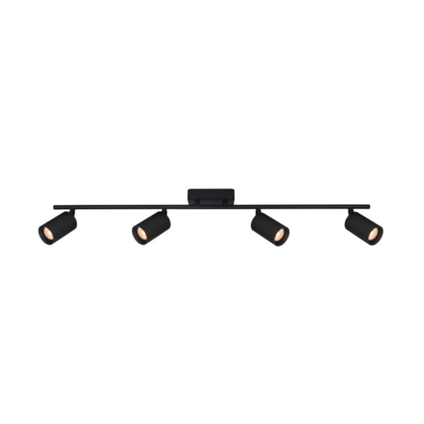 Spotlight Lux Tris – focused LED spotlight in sandblasted black and steel