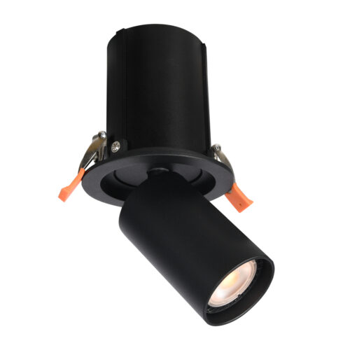 Spotlight Lux Termo 10w – focused LED spotlight in sandblasted black and aluminum