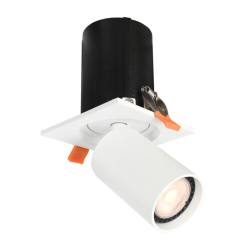 Spotlight Lux Termo – focused LED spotlight in sandy white and aluminum