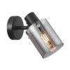 Wall lamp Lux Sardo – LED wall lamp in black