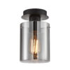 Spotlight Lux Sardo – focused LED spotlight in black and steel