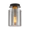 Spotlight Lux Sardo – focused LED spotlight in black and steel