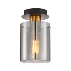 Spotlight Lux Sardo – focused LED spotlight in black and steel