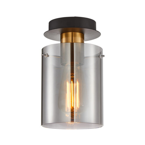 Spotlight Lux Sardo – focused LED spotlight in black and steel