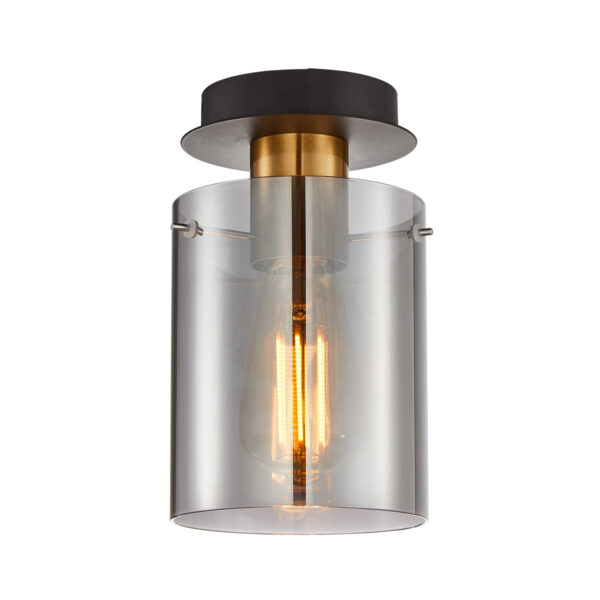 Spotlight Lux Sardo – focused LED spotlight in black and steel
