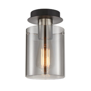 Spotlight Lux Sardo – focused LED spotlight in satin nickel and steel