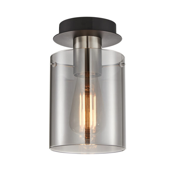 Spotlight Lux Sardo – focused LED spotlight in satin nickel and steel