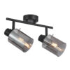 Spotlight Lux Sardo – focused LED spotlight in black
