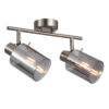 Spotlight Lux Sardo – focused LED spotlight in silver