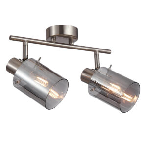 Spotlight Lux Sardo – focused LED spotlight in silver
