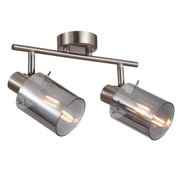 Spotlight Lux Sardo – focused LED spotlight in silver