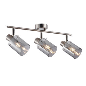 Spotlight Lux Sardo – focused LED spotlight in silver