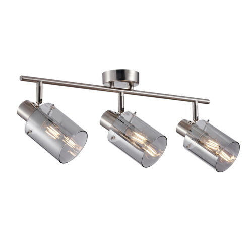 Spotlight Lux Sardo – focused LED spotlight in silver