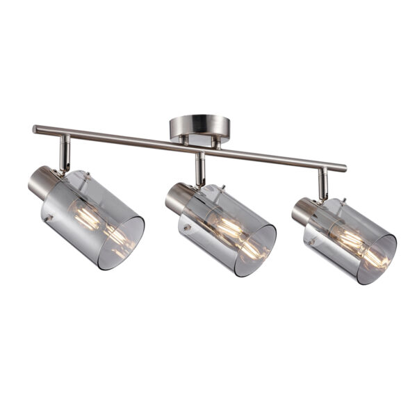 Spotlight Lux Sardo – focused LED spotlight in silver