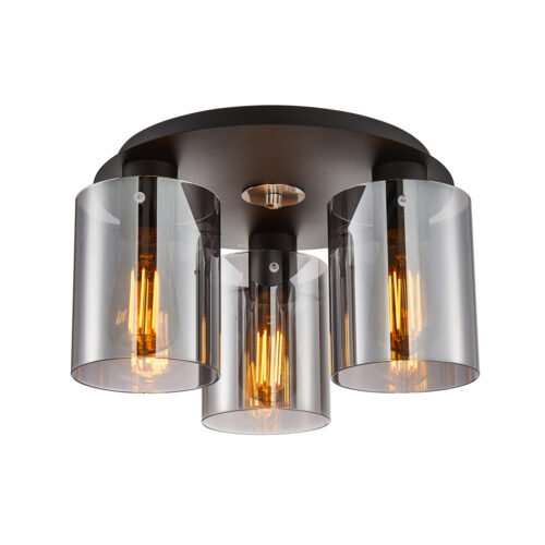 Spotlight Lux Sardo – focused LED spotlight in black and steel