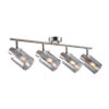 Spotlight Lux Sardo – focused LED spotlight in silver
