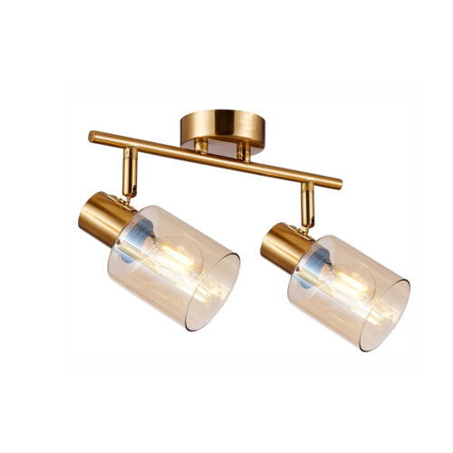 Spotlight Lux Santia 40w – focused LED spotlight in brass and steel