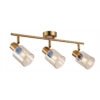 Spotlight Lux Santia – focused LED spotlight in brass and steel