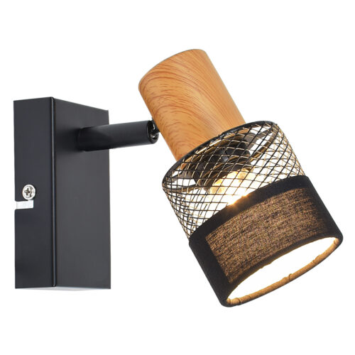 Spotlight Lux Coletta – focused LED spotlight in black
