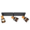 Spotlight Lux Coletta – focused LED spotlight in black