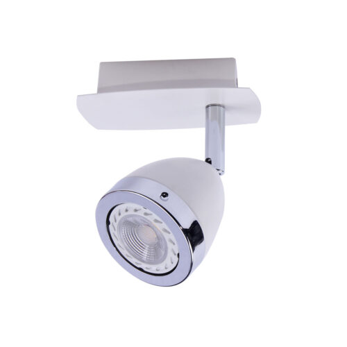 Spotlight Lux Calasa – focused LED spotlight in matt white