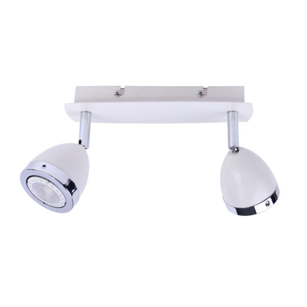 Spotlight Lux Calasa – focused LED spotlight in matt white