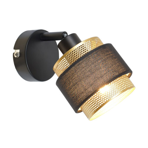 Spotlight Lux Renez – focused LED spotlight in black