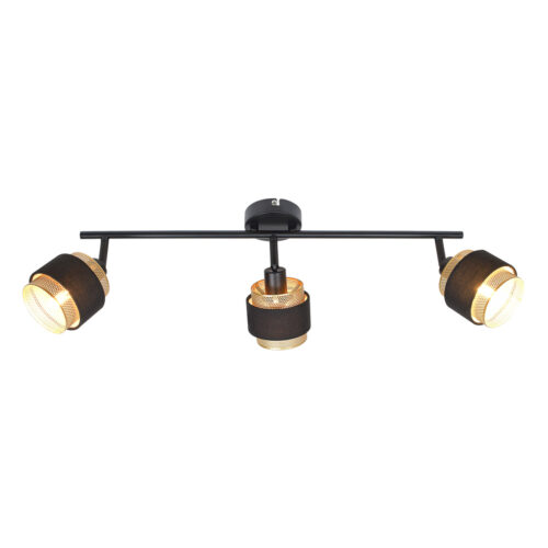 Spotlight Lux Renez – focused LED spotlight in black