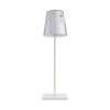 Portable table lamp Lux Ostap – portable table lamps in white and aluminium